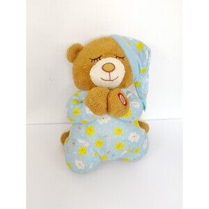 Midwood Brands Bedtime Prayer Bear On His Knees In Blue Pajamas Plays Prayer 10"